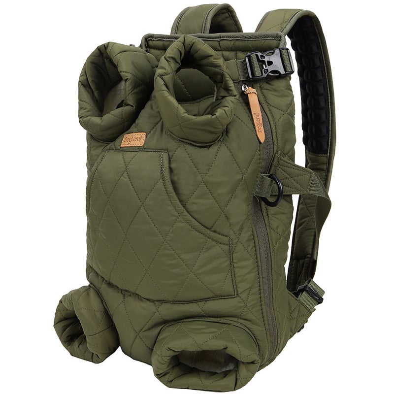 Quilted Front-Carry Pet Backpack — Maison Paw Home, view 2