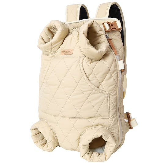 Quilted Front-Carry Pet Backpack — Maison Paw Home