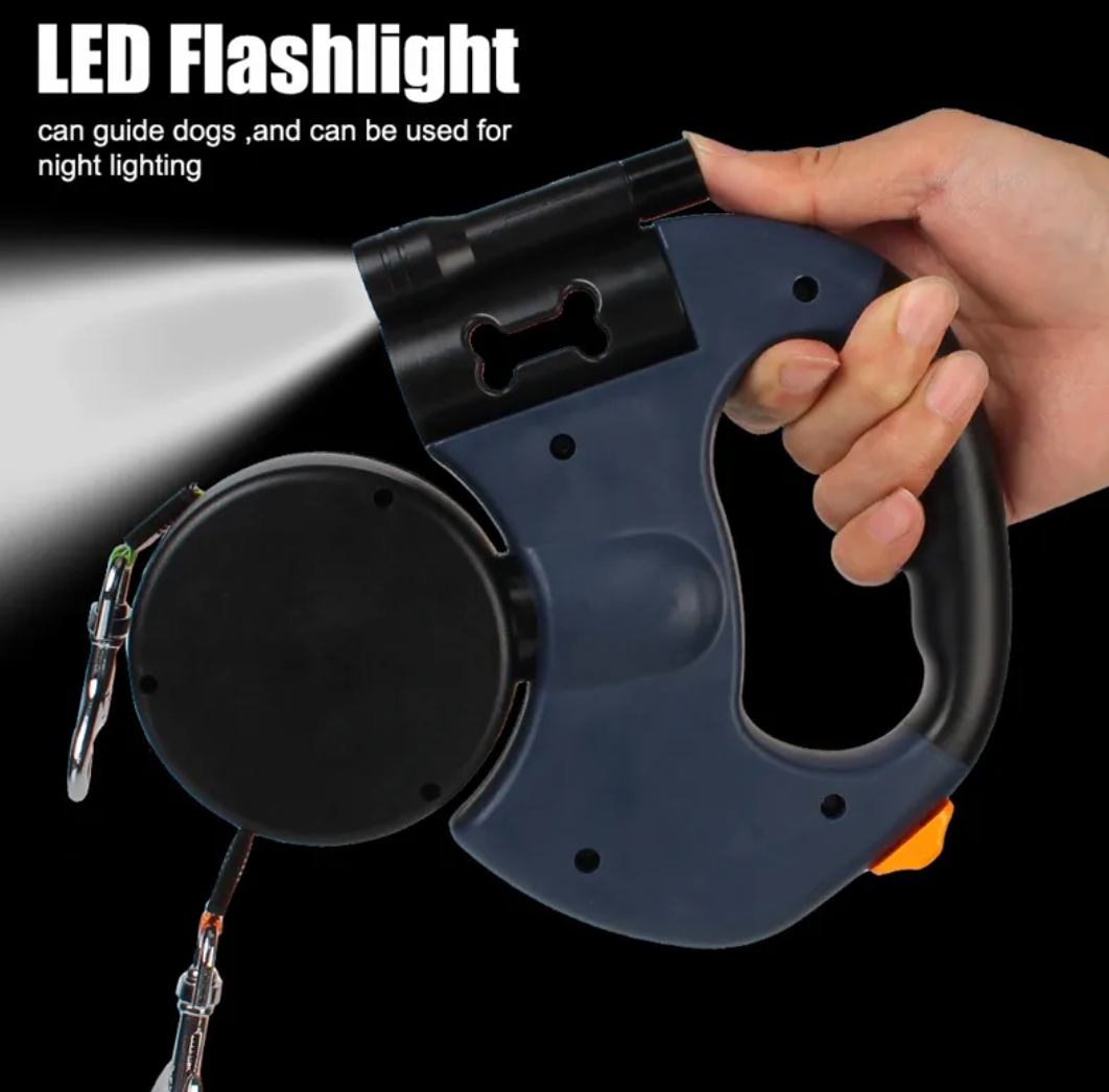 Twin Flexi-Light Dog Leash